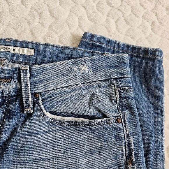 Joes Jeans The Ankle Length Muse 27 4 denim distressed skinny medium wash - Picture 7 of 9